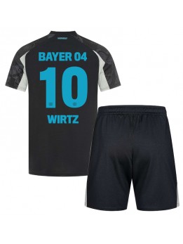 Bayer Leverkusen Florian Wirtz #10 Replika Tredje Kläder Barn 2024-25 Kortärmad (+ byxor)